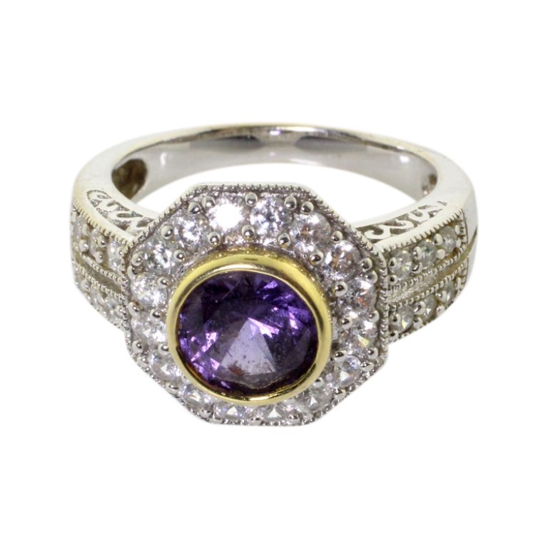 Sterling Gemstone Ring (1 of 2)