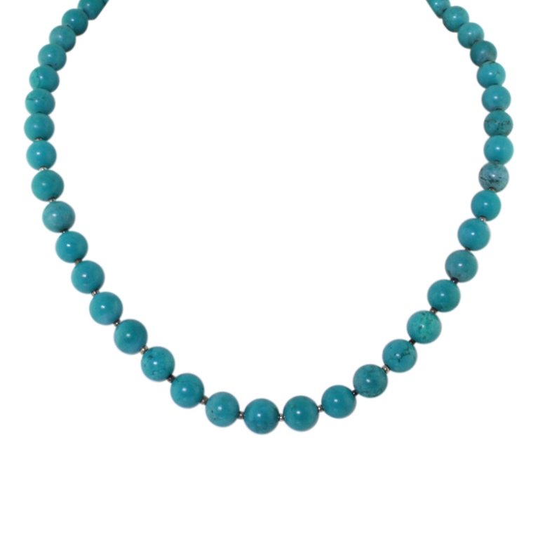 Turquoise Bead Necklace (1 of 2)