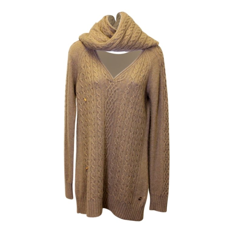 Womens Loro Piana V Neck Sweater with Scarf (1 of 1)