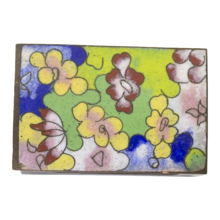 Enameled Copper Match Box Case (1 of 2)