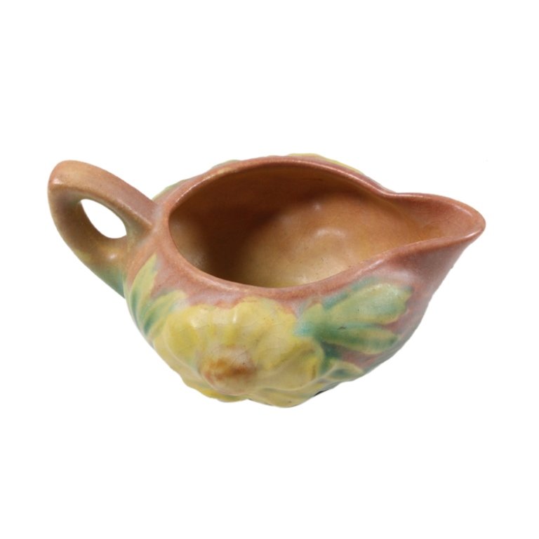 Roseville Pottery Peony Creamer (1 of 2)