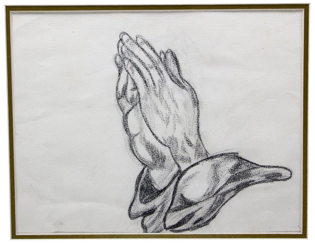 Original Sketch of Praying Hands (1 of 2)