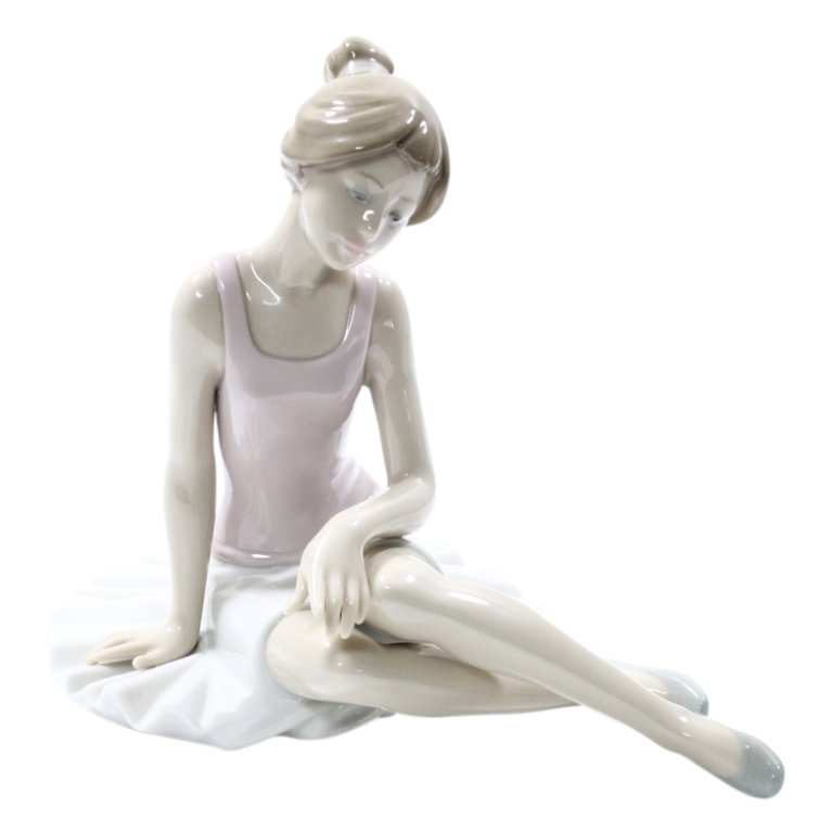 NAO Sitting Ballerina Figurine (1 of 3)