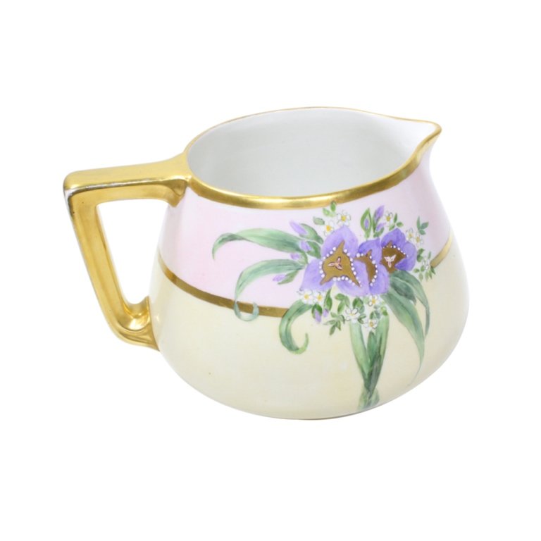 B And C Limoges Fruit Pitcher (1 of 5)