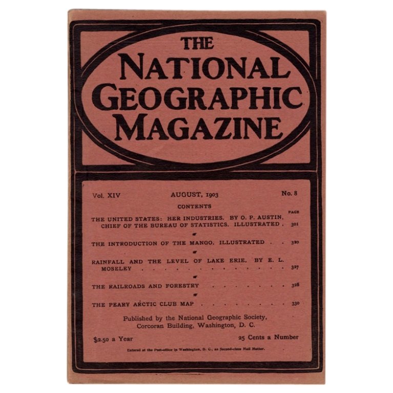 National Geographic Magazine August 1903 (1 of 2)