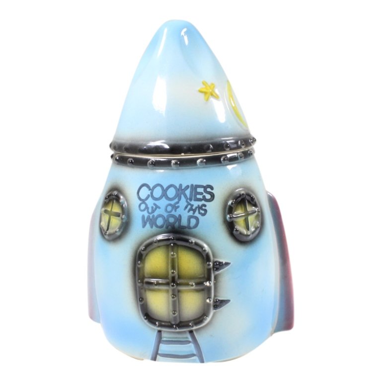 American Bisque Cookie Jar Spaceship (1 of 4)