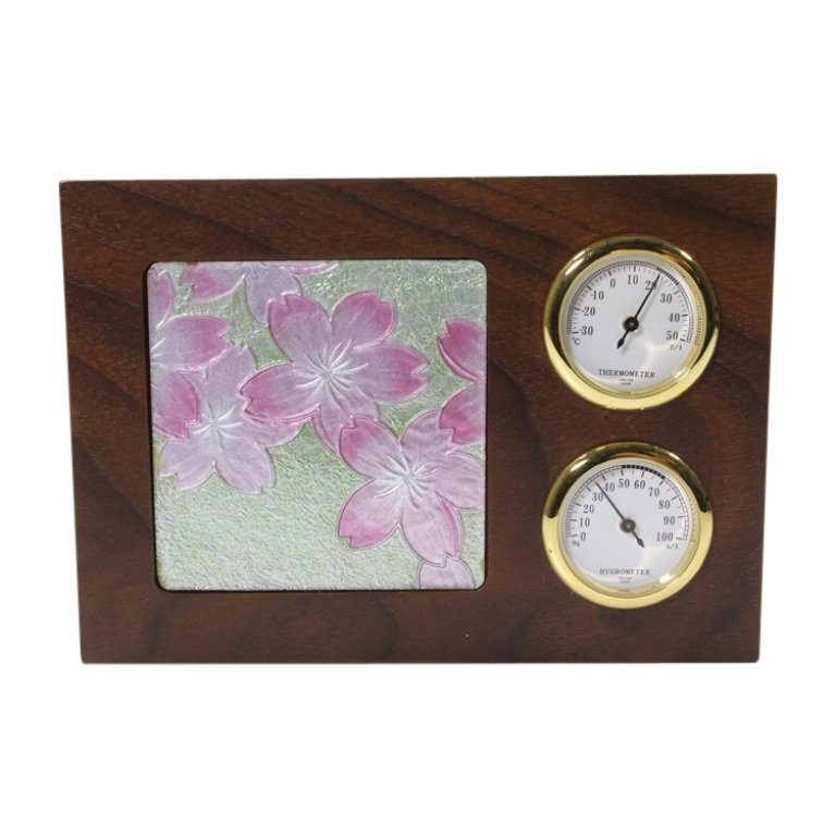 Ando Cloisonne Co Ltd Thermometer and Hygrometer: Est. $ 10 - 20 Ando Cloisonne Co Ltd Thermometer and Hygrometer . Measures 4.25 inches tall and 5.875 inches wide. Marked Ando Cloisonne Co Ltd.
