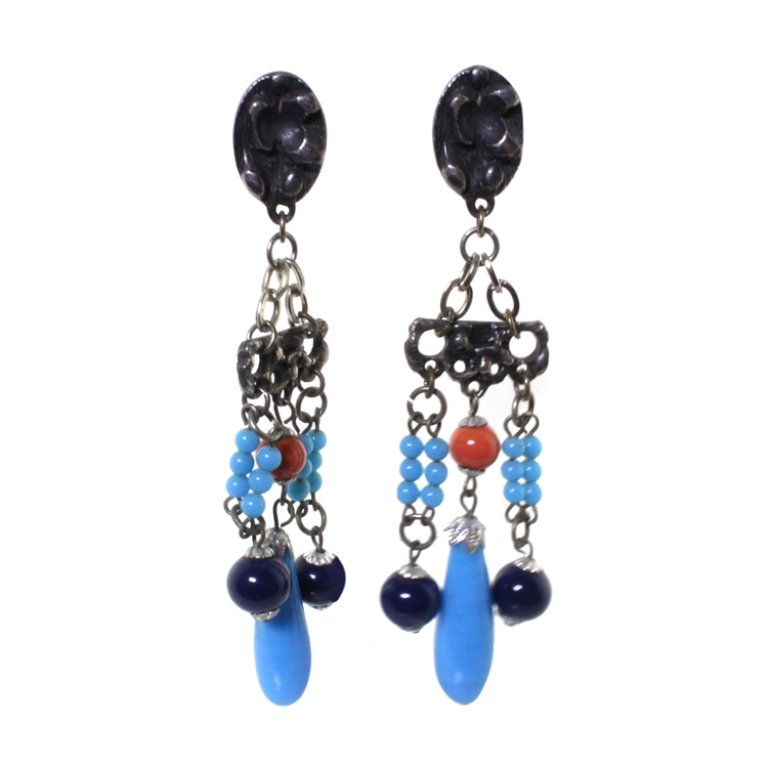 Beaded Chandelier Earrings (1 of 1)