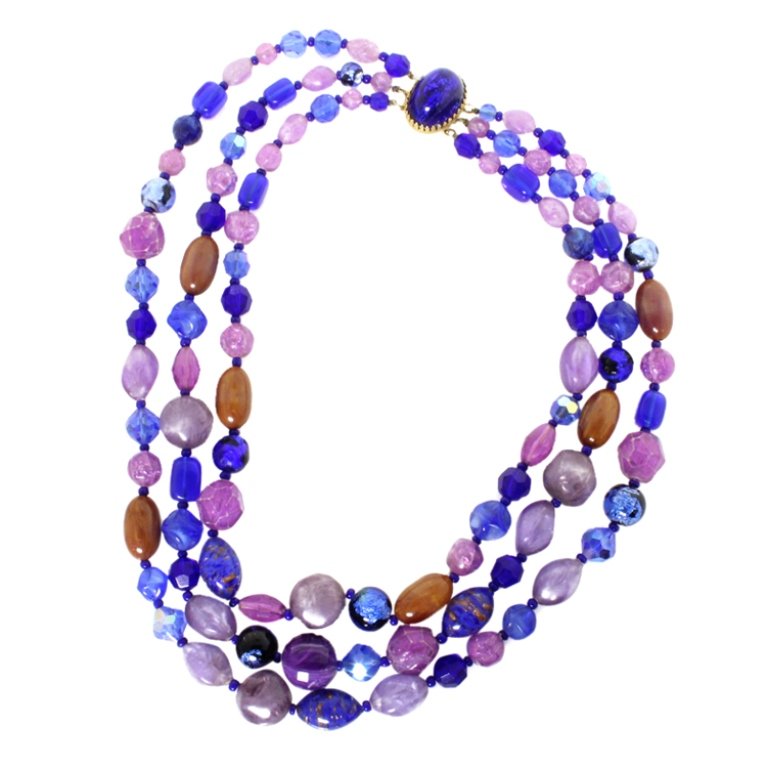 Vintage Hattie Carnagie Beaded Necklace (1 of 2)