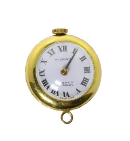 Hudson's Bubble Pendant Watch: Est. $ 40 - 60 Hudson's Bubble Pendant Watch. 17 jewel watch. Running.