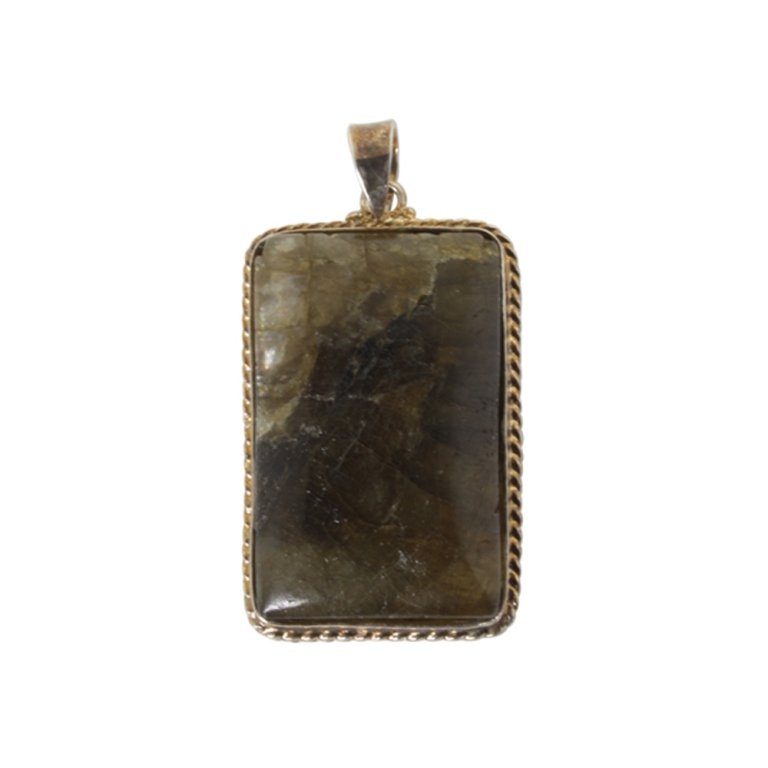 Sterling Gemstone Pendant (1 of 2)