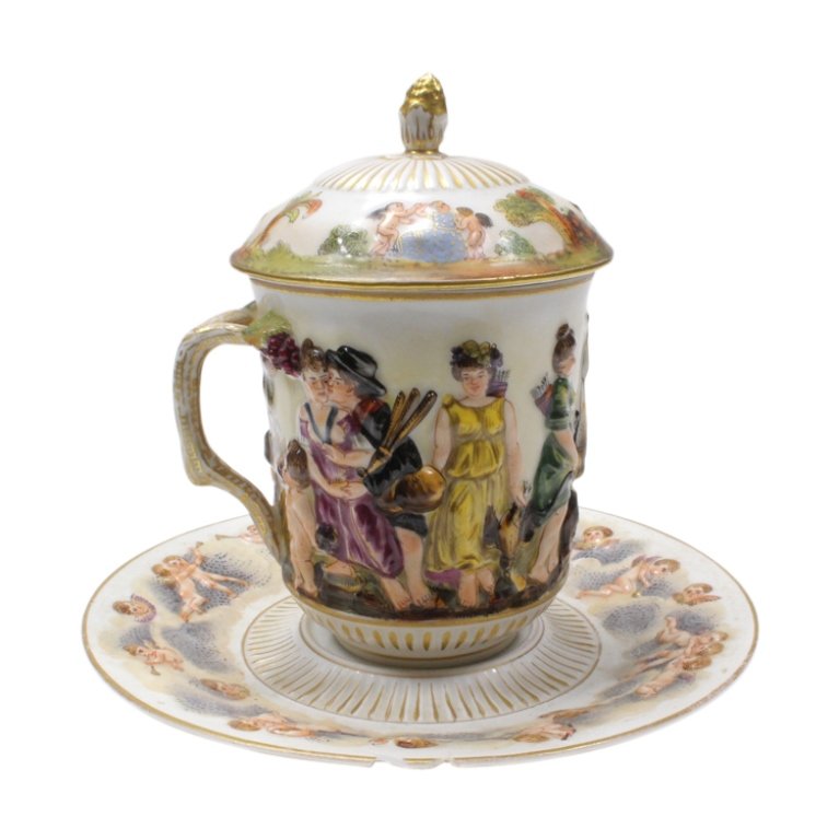 Lot of 3 Capidimonte Items (1 of 3)