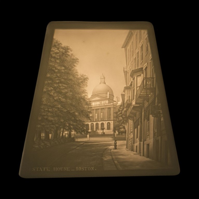PPM Porcelain Boston State House Lithophane (1 of 3)