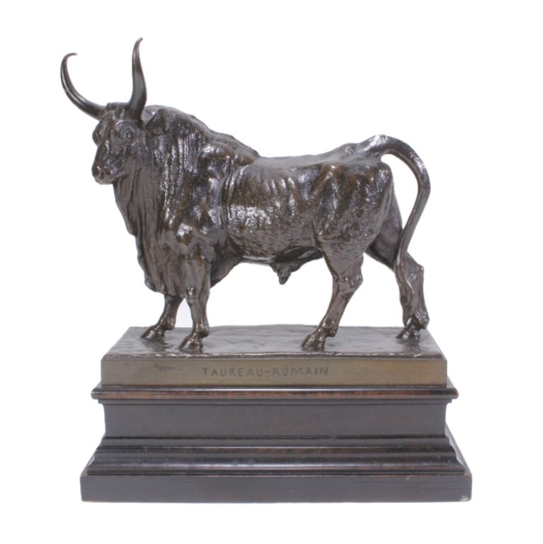 Jean Baptiste Clesinger Le Taureau Romain Bronze, 1858 (1 of 5)