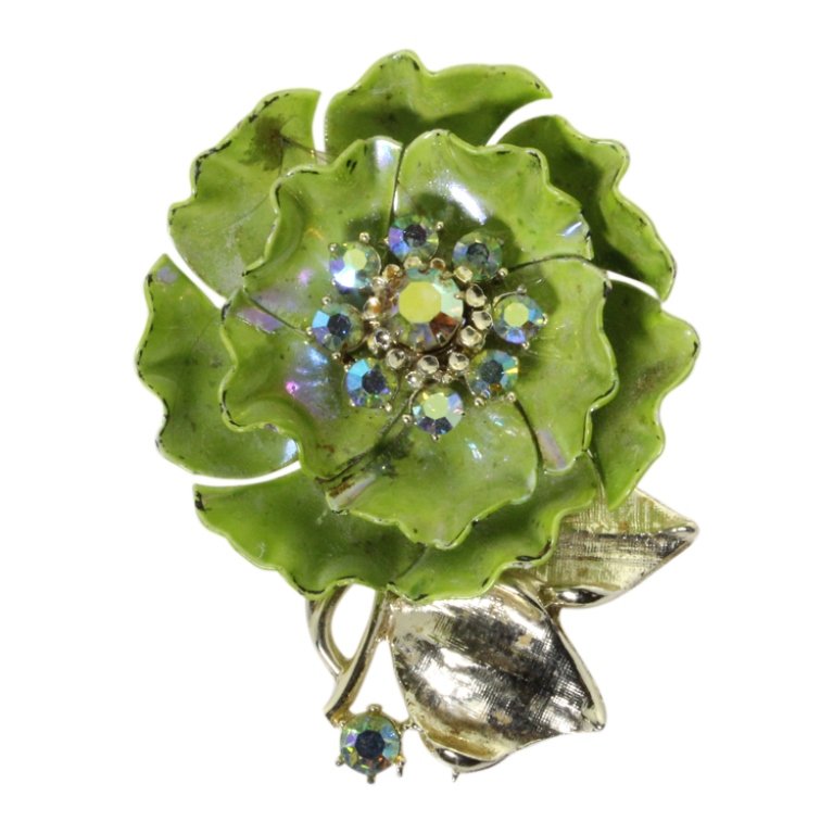 Vintage Coro Flower Brooch (1 of 3)