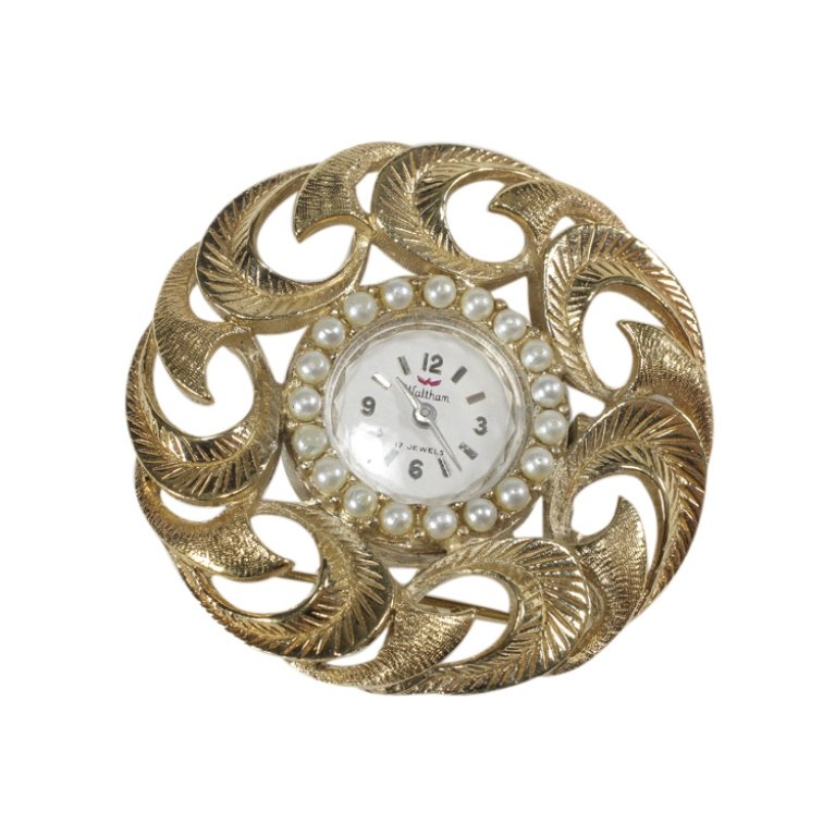 Waltham 17 Jewel Brooch Pendant Watch (1 of 2)