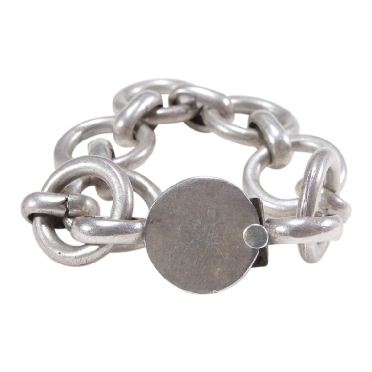 Mexican Sterling Link Bracelet (1 of 3)