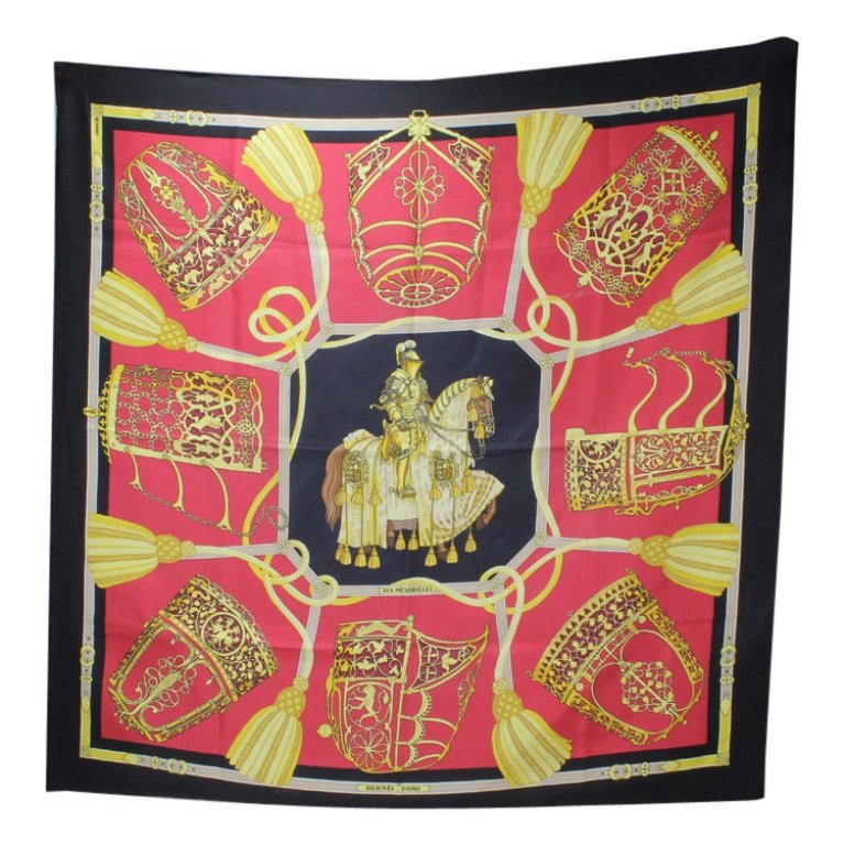 Hermes-Paris Ladies 100% Silk Scarf (1 of 3)