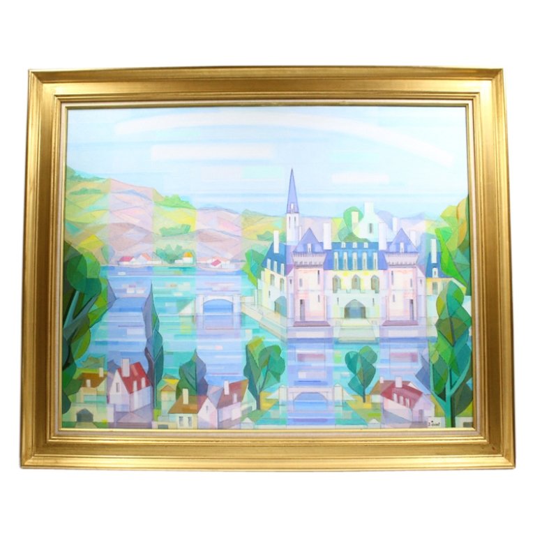 Original Oil on Canvas by J. Soizet (1 of 2)