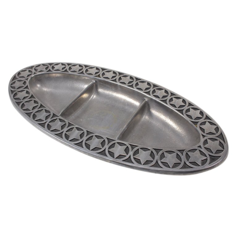 Wilton Armetale Divided Serving Dish (1 of 3)