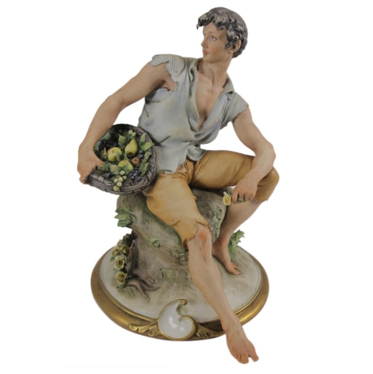 Giuseppe Cappe Peasant Man Figurine (1 of 4)