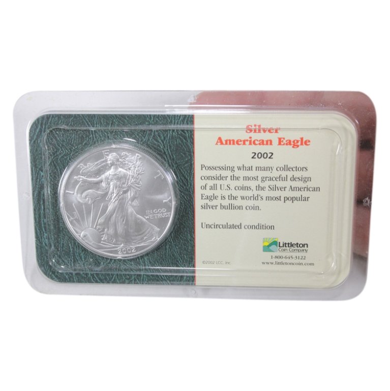 2002 Silver American Eagle (1 of 2)