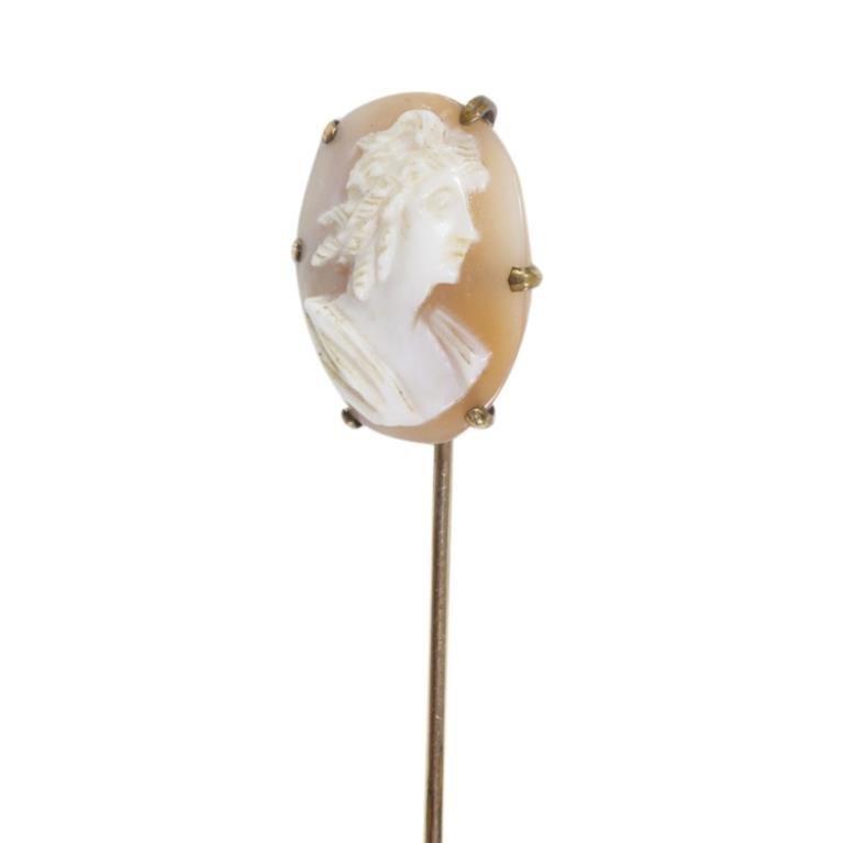 Cameo Hat Pin (1 of 3)