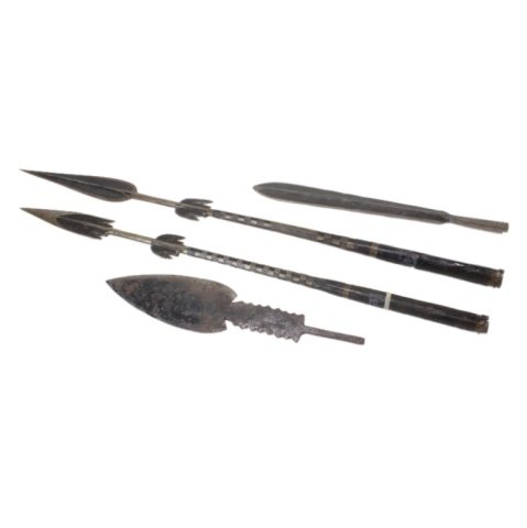4 African Spear Points (1 of 2)