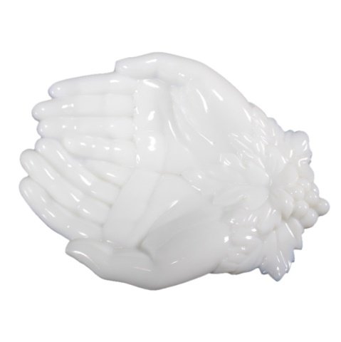 Westmoreland Milk Glass Open Hand Dish (1 of 2)