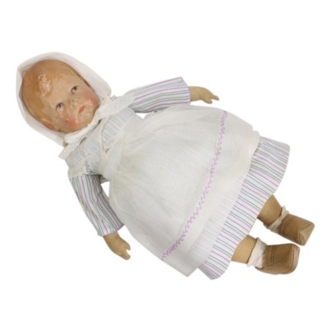 Early 20th C. Kathe Kruse Dutch Muslin Doll (1 of 4)