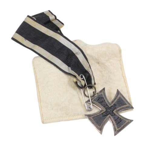 WWI Iron Cross with Ribbon (1 of 3)