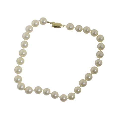 Pearl Bracelet with 14k Gold Clasp (1 of 3)