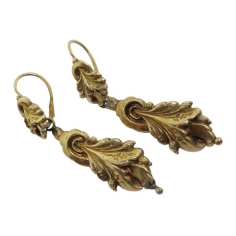 Vintage Gold Dangle Earrings (1 of 1)