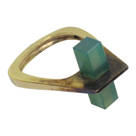 Modernist Geometric Ring in 10k Gold (1 of 3)