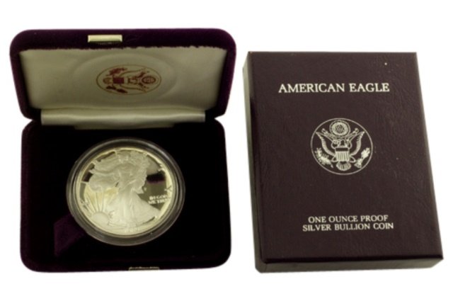 1986 S Silver American Eagle One Ounce Proof Coin (1 of 1)
