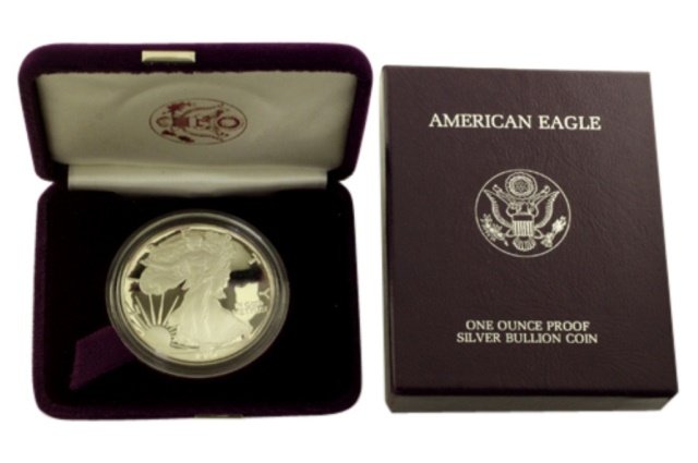 1987 S Silver American One Ounce Proof Coin (1 of 1)