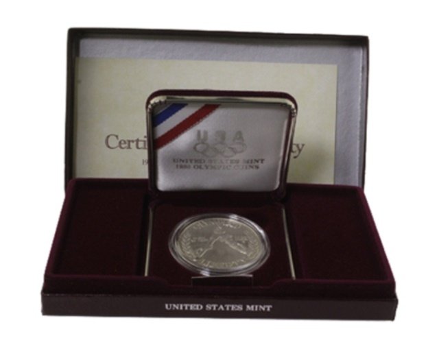 1988 US Mint Olympic Silver Dollar (1 of 1)