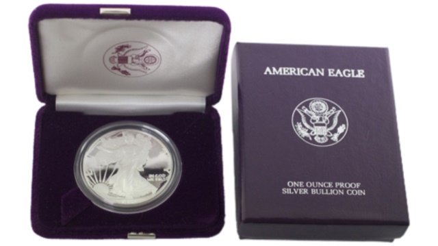 1988 S Silver American Eagle One Ounce Proof Coin (1 of 1)