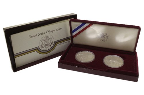 1983 & 1984 Olympic Proof Silver Dollars (1 of 1)