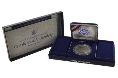 1987 US Constitution Silver Dollar (1 of 1)