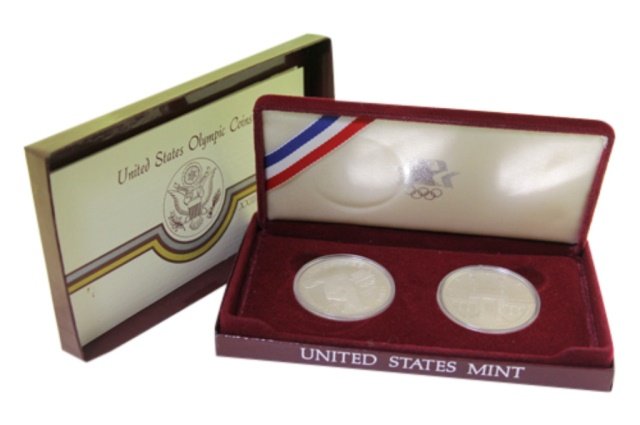 1983-84 Olympic Proof Silver Dollars (1 of 1)