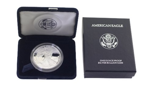 1998 P Silver American Eagle One Ounce Proof Coin (1 of 1)