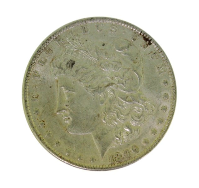 1896 Morgan Silver Dollar: Est $30 - 50 1896 Morgan Silver Dollar