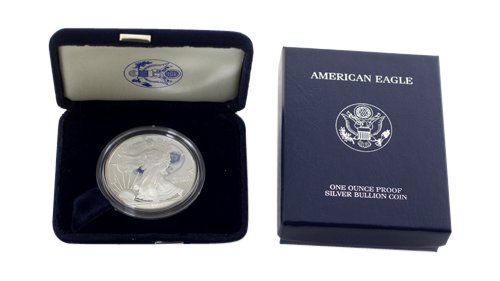 2001 W Silver American Eagle One Ounce Proof Coin (1 of 1)