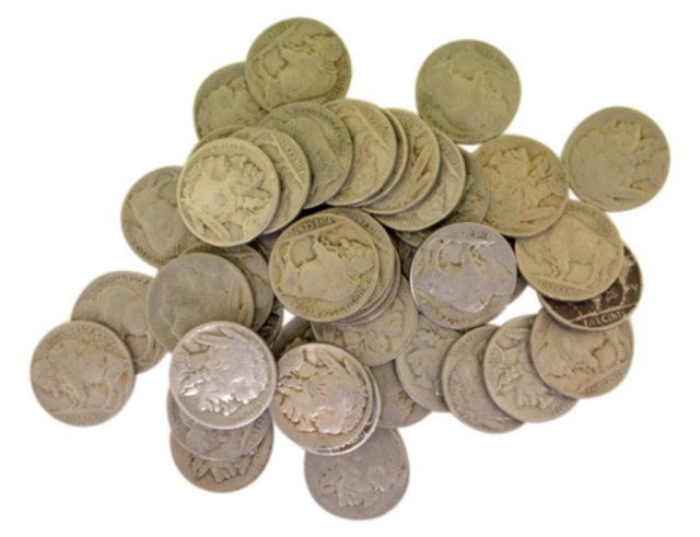 Group of 45 Buffalo Nickels (1 of 1)