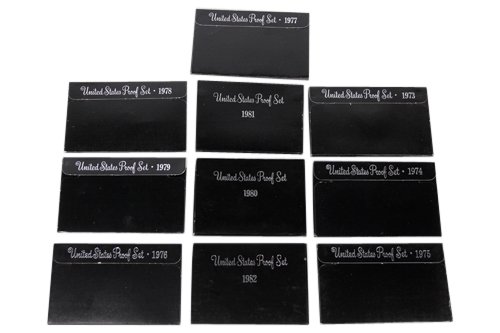 1973-1982 US Proof Set Coins (1 of 1)