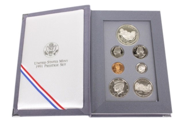 1991 US Mint Mount Rushmore Anniv. Prestige (1 of 2)