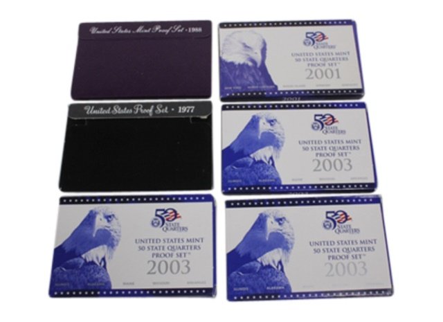 Lot of Misc Proof Sets (1 of 1)