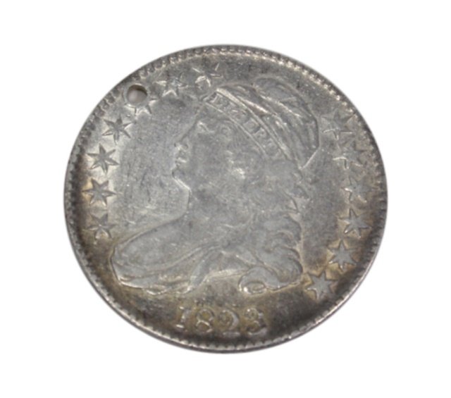 1823 US Capped Bust Half Dollar (1 of 2)
