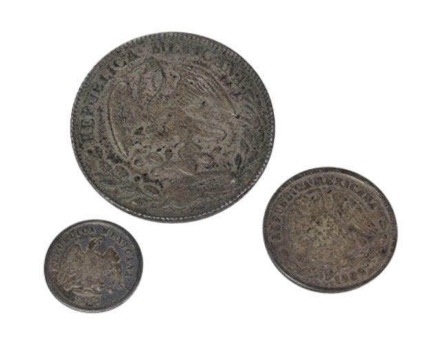 Mexico 8 Reales and Mixed Coins (1 of 2)